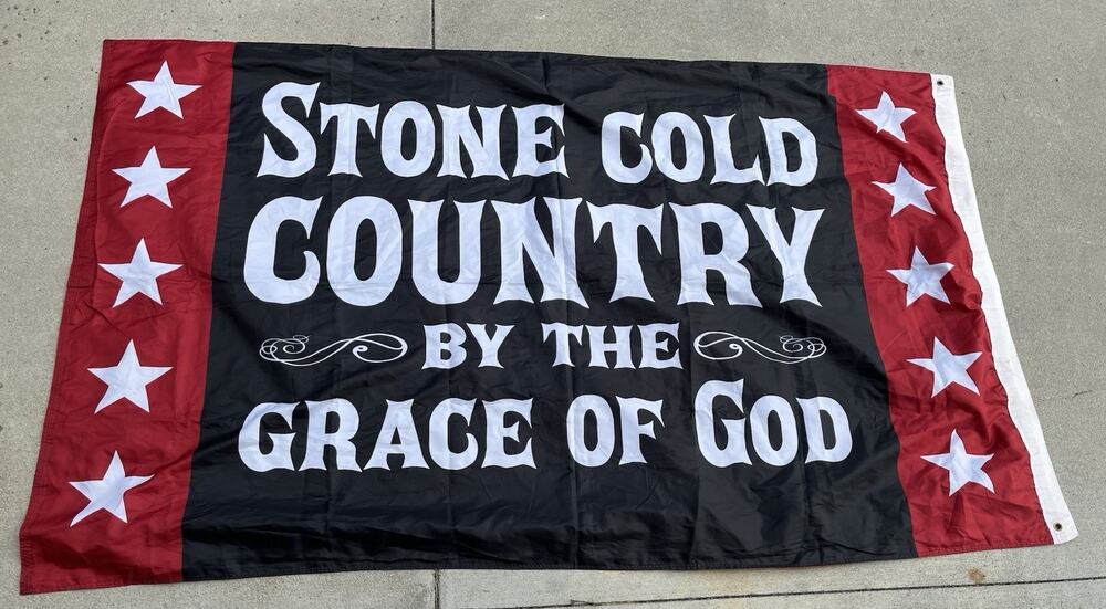 BRANTLEY GILBERT NATION Flag 8’ X 5’ Stone Cold Country by the Grace of God RARE